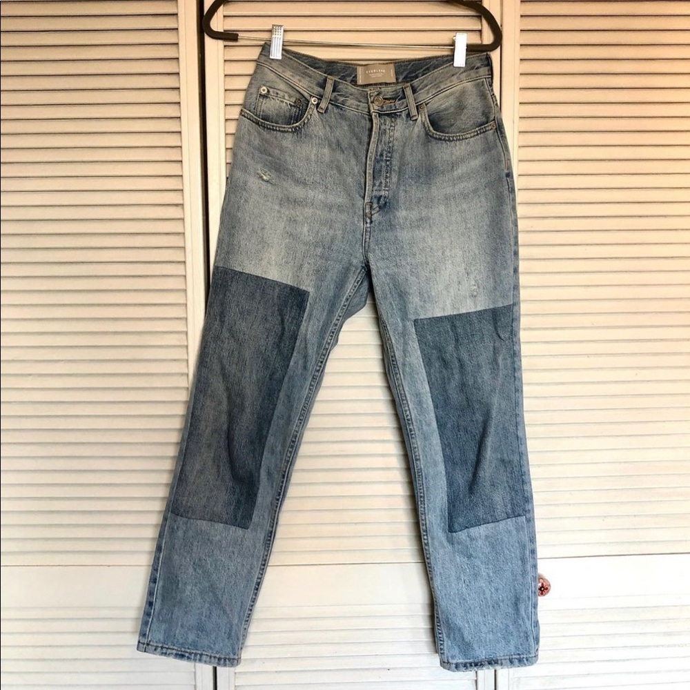 Everlane knee patch jeans